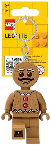 LEGO onderdeel LED Key Light Gingerbread Man Key Chain (LEDLITE) LGL-KE182H
