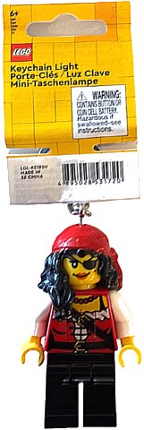 LEGO part LED Key Light Pirate Princess Key Chain LGL-KE193H