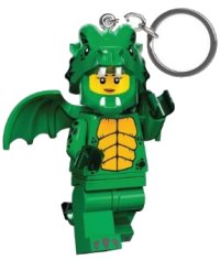 LEGO onderdeel LED Key Light Green Dragon Costume Key Chain (LEDLite) LGL-KE224H