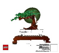 LEGO part Bonsai Tree 10281-1