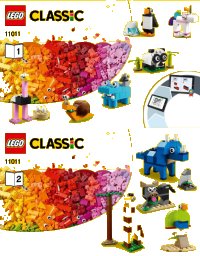 LEGO onderdeel Stenen en Dieren 11011-1