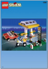 LEGO onderdeel Shell Benzinepomp 1256-1
