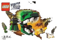 LEGO onderdeel Dino Kop Aanval 1354-1