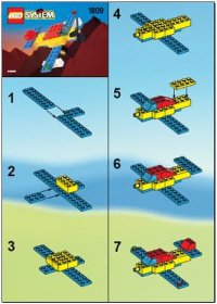 LEGO onderdeel Condor promotievliegtuig polybag 1809-1