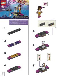 LEGO onderdeel Pop Star Rode Loper polybag 30205-1