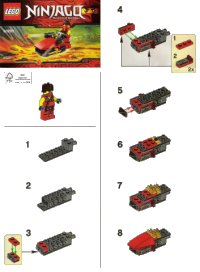 LEGO onderdeel Kai Drifter polyzak 30293-1