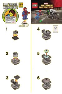 LEGO onderdeel Spider-Man Super Jumper polyzak 30305-1