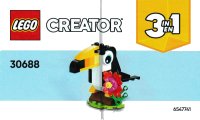 LEGO part Tropical Toucan paper bag 30688-1