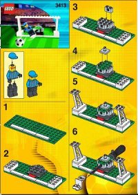 LEGO part Torwart 3413-1