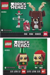 LEGO onderdeel Reindeer, Elf & Elfie 40353-1