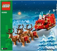 LEGO onderdeel Santa's Sleigh 40499-1