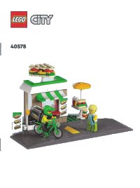 LEGO onderdeel Sandwich Shop 40578-1