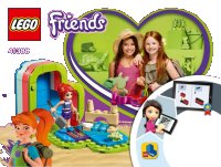 LEGO onderdeel Mia's Summer Heart Box 41388-1
