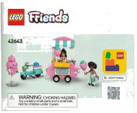 LEGO onderdeel Candyfloss Stand and Scooter 42643-1