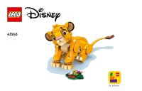 LEGO onderdeel Simba the Lion King Cub 43243-1