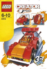 LEGO onderdeel Auto Pod 4415-1