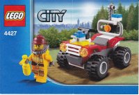 LEGO onderdeel Fire ATV 4427-1