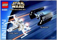 LEGO onderdeel X-wing Fighter & TIE Advanced - Mini 4484-1