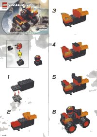 LEGO onderdeel Red Monster 4592-1