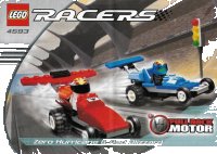 LEGO onderdeel Zero Hurricane & Red Blizzard 4593-1