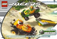 LEGO part Maverick Sprinter & Hot Arrow 4594-1