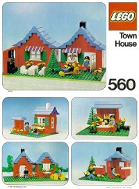 LEGO onderdeel Town House with Garden 560-1