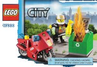LEGO onderdeel Fire Motorcycle 60000-1