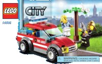 LEGO onderdeel Fire Chief Car 60001-1