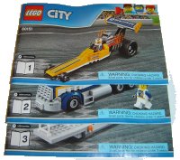 LEGO onderdeel Dragster Transporter 60151-1