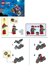 LEGO onderdeel Fire Stunt Bike 60311-1