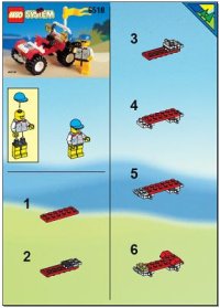 LEGO onderdeel Baja Buggy 6518-1