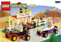 LEGO onderdeel Checkered Flag 500 6551-1