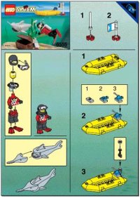 LEGO onderdeel Sea Hunter 6555-1