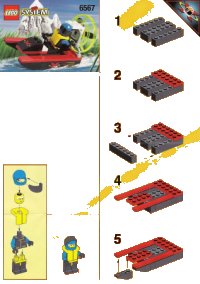 LEGO onderdeel Speed Splasher 6567-1