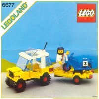 LEGO onderdeel Motocross Racing 6677-1