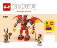 LEGO onderdeel Kai's Dragon Mech Battle Pack 71851-1