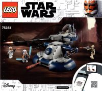 LEGO onderdeel Armored Assault Tank (AAT) 75283-1