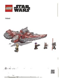 LEGO onderdeel Ahsoka Tano's T-6 Jedi Shuttle 75362-1