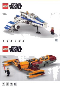 LEGO onderdeel New Republic E-Wing vs. Shin Hati's Starfighter 75364-1