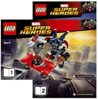 LEGO onderdeel Iron Man: Detroit Steel Strikes 76077-1