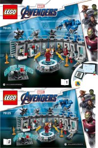 LEGO onderdeel Iron Man Hall of Armor 76125-1