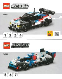 LEGO onderdeel BMW M4 GT3 & BMW M Hybrid V8 76922-1
