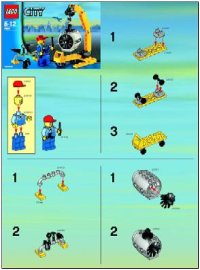 LEGO onderdeel Airplane Mechanic 7901-1