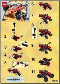 LEGO part Volcano Climber 8003-1