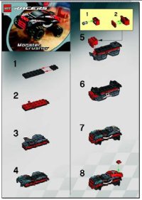 LEGO onderdeel Monster Crusher 8642-1