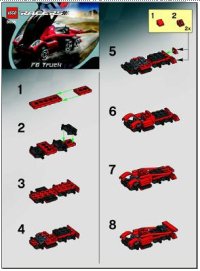 LEGO onderdeel F6 Truck 8656-1