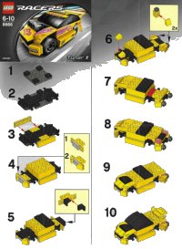 LEGO onderdeel Tuner X 8666-1