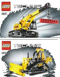 LEGO part Crawler Crane (Tracked Crane) 9391-1