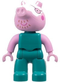 LEGO part Duplo Figure Lego Ville, Daddy Pig (6468162) 47394pb358