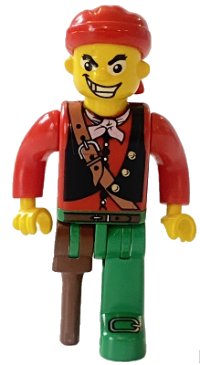 LEGO onderdeel Pirates - Cannonball Jimmy 4j011
